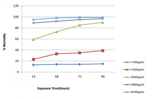 Pattern of Dose-Response relationship at different Exposure periods