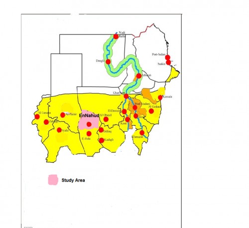 Map of Sudan