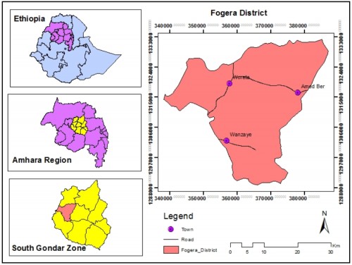 Location of Fogera District