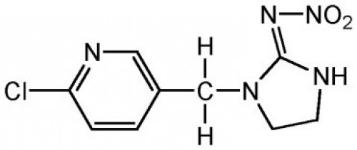 Common name: Imidacloprid Trade name: Mallet 35% SC Chemical formula: C<sub>9</sub>H<sub>10</sub>ClN<sub>5</sub>O<sub>2</sub>